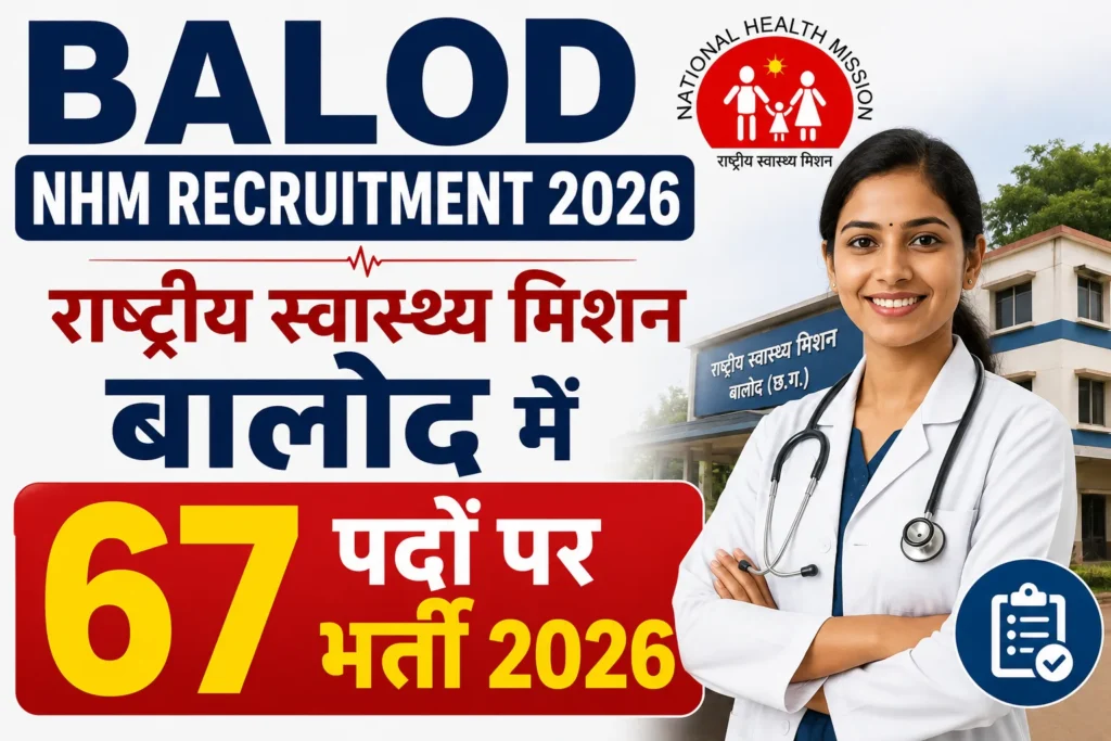Balod NHM Recruitment 2026